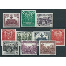 Ofertas España 1931 Edifil 604/13s sin dentar ** Mnh