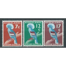 Nueva Guinea Holandesa Correo Yvert 26A+27A+28A ** Mnh Fauna. Aves
