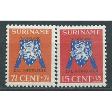 Surinam Correo 1943 Yvert 191/92 ** Mnh