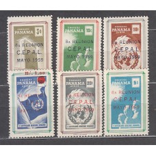 Panama - Correo 1959 Yvert 328/9+A.204/7 * Mh