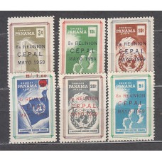 Panama - Correo 1959 Yvert 328/9+A.204/7 * Mh