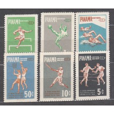 Panama - Correo 1959 Yvert 333/5+A.210/2 ** Mnh  Deportes