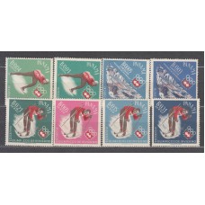 Panama - Correo 1964 Yvert 389/92+A.292/5 ** Mnh  Olimpiadas de Insbruck