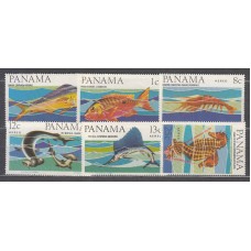 Panama - Correo 1967 Yvert 421/2+A.3570/3 **  Fauna marina