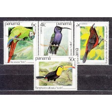 Panama - Correo 1981 Yvert 899/902 ** Mnh   Fauna aves