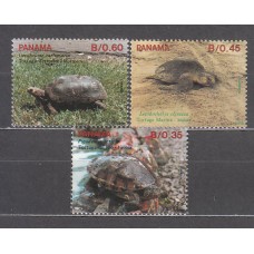 Panama - Correo 1990 Yvert 1068/70 ** Mnh  Fauna tortugas