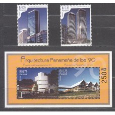 Panama - Correo 2000 Yvert 1201/2+H.48 ** Mnh  Arquitectura
