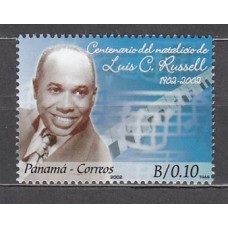 Panama - Correo 2002 Yvert 1225 ** Mnh  Luis Russell