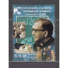 Panama - Correo 2002 Yvert 1226 ** Mnh  José María Escriva