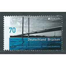 Tema Europa 2018 Alemania Yvert 3158 ** Mnh Puentes