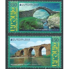 Tema Europa 2018 Alto Karabakh Yvert 127/8 ** Mnh Puentes