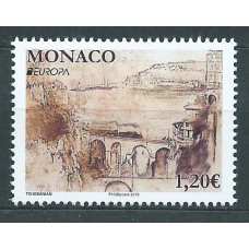 Tema Europa 2018 Monaco Yvert 3138 ** Mnh Puentes