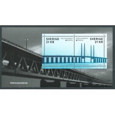 Tema Europa 2018 Suecia Yvert 3207/8 ** Mnh Puentes