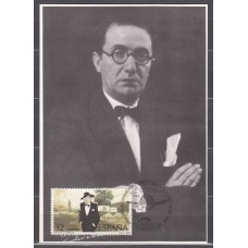España II Centenario Tarjetas Máximas 1986 Edifil 2873   Matasello  Castelao