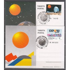 España II Centenario Tarjetas Máximas 1987 Edifil 2875/6