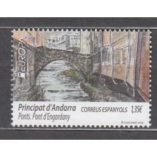 Andorra Española Correo 2018 Edifil 468 ** Mnh Tema Europa