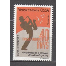 Andorra Española Correo 2018 Edifil 467 ** Mnh Música