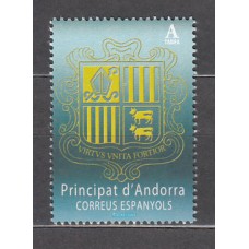 Andorra Española Correo 2018 Edifil 464 ** Mnh Básica escudo