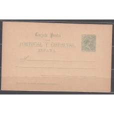 España Enteros Postales 1890 Edifil 25