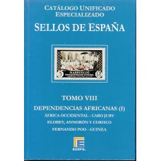 Edifil - Catálogo España Especializado, Dependencias Africanas Tomo VIII -1º parte