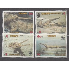 Bangladesh - Correo 1990 Yvert 300/3 ** Mnh   Fauna