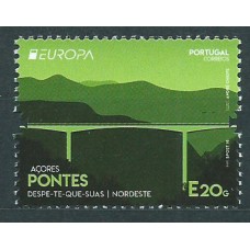 Tema Europa 2018 Azores Yvert 620 ** Mnh Puentes