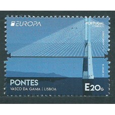 Tema Europa 2018 Portugal Yvert 4368 ** Mnh Puentes