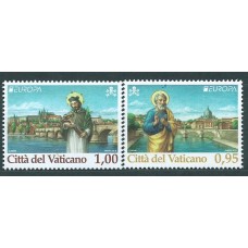 Tema Europa 2018 Vaticano Yvert 1780/81 ** Mnh Puente