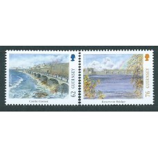 Tema Europa 2018 Guernsey Yvert 1696/7 ** Mnh Puentes