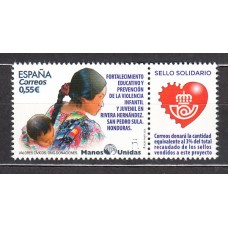 España II Centenario Correo 2018 Edifil 5236 ** Mnh  Manos Unidas