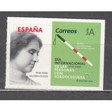 España II Centenario Correo 2018 Edifil 5237 ** Mnh  Día de las personas sordomudas