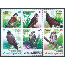 Cuba Correo 2017 Yvert 5529/34 ** Mnh Aves Rapaces