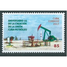 Cuba Correo 2017 Yvert 5563 ** Mnh 25 Años de la Unión Cuba-Petroleo