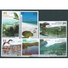 Cuba Correo 2017 Yvert 5602/7 ** Mnh Dia Mundial del Medio Ambiente. Fauna