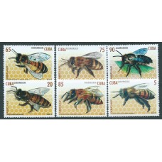 Cuba Correo 2017 Yvert 5544/49 ** Mnh Fauna. Abejas