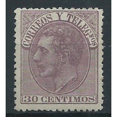 España Reinado Alfonso XII 1882 Edifil 211 * Mh