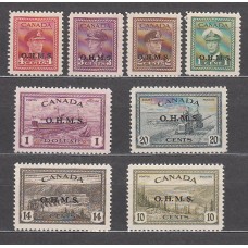 Canada - Servicio Yvert 1/7 falta 6A ** Mnh