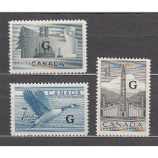 Canada - Servicio Yvert 30/2 ** Mnh  Fauna