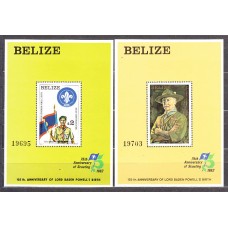 Belize - Hojas Yvert 38/9 ** Mnh  Scoutismo