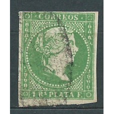 Filipinas Correo 1863 Edifil 16 usado