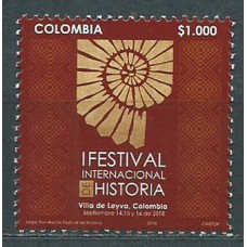 Colombia Correo 2018 Yvert 1900 ** Mnh I Festival Historia
