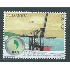 Colombia Correo 2018 Yvert 1899 ** Mnh DIAN. Barco