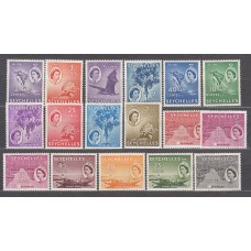 Seychelles - Correo Yvert 167/81 * Mh Falta 169A y 176A