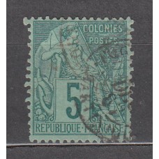 Colonias Francesas - Correo Yvert 49 usado   Matasello  Martinica