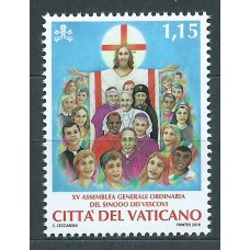 Vaticano Correo 2018 Yvert 1794 ** Mnh XV Asamblea General Senado de Vescovi