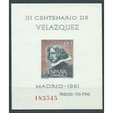 España II Centenario Variedades 1961 Edifil 1344a ** Mnh Variedad de color azul gris y castaño rojizo