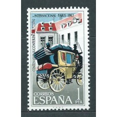 España II Centenario Variedades 1963 Edifil 1508id ** Mnh Ruedas Blancas por desplazaamiento de color