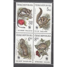 Chequia - Correo 1996 Yvert 108/11 ** Mnh Fauna