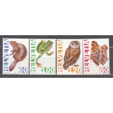 Suiza - Correo 1995 Yvert 1472/5 ** Mnh Fauna