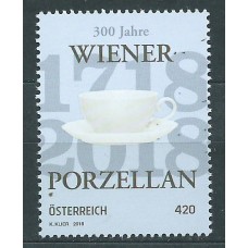 Austria Correo 2018 Yvert 3264 ** Mnh Porcelana de Viena